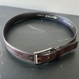 Bosca Genuine Leather Belt, 36